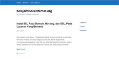 Desktop Screenshot of belajarbisnisinternet.org