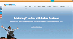 Desktop Screenshot of belajarbisnisinternet.com